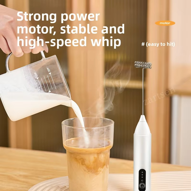 Dry Food Snacks - Handheld Electric Milk Coffee Mixer, Egg