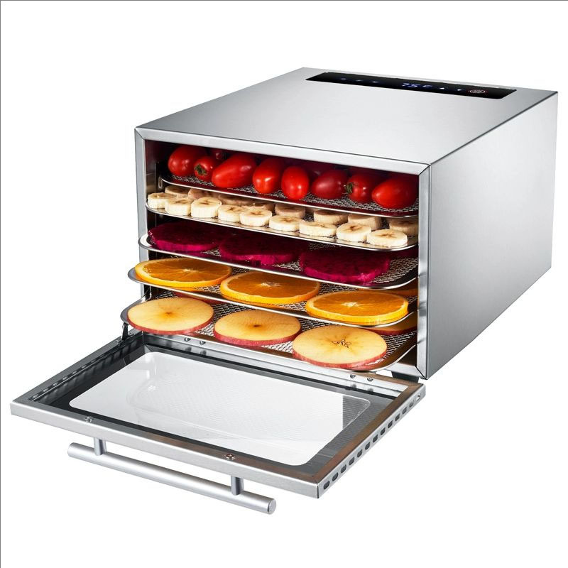 Food With Snacks - 5-Layer Stainless Steel Food Dehydrator Machine,