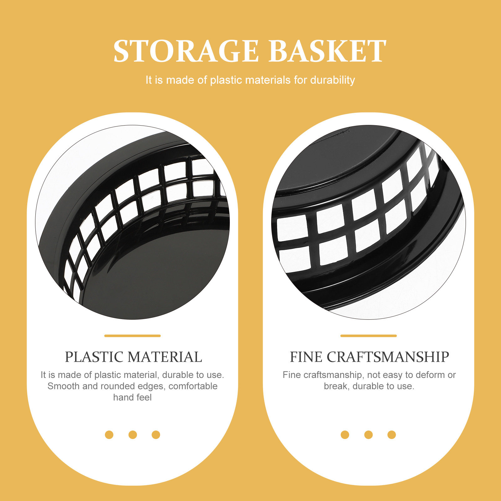 Food Snacks Chips - 6Pcs French Fries Baskets Plastic Food
