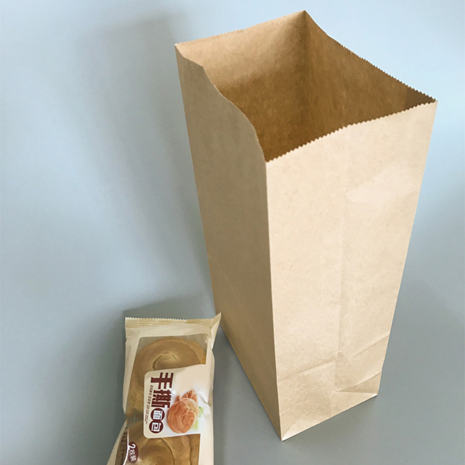 100pcs Kraft Paper Bag Small S - Food With Snacks 评论和价格
