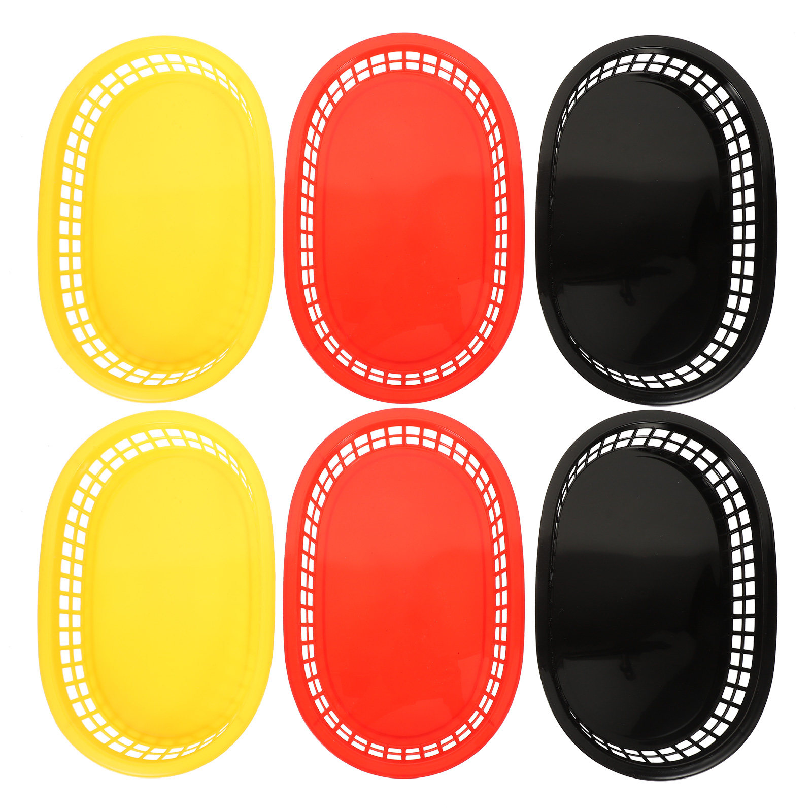6Pcs French Fries Baskets Plas - Food Snacks Chips 评论和价格