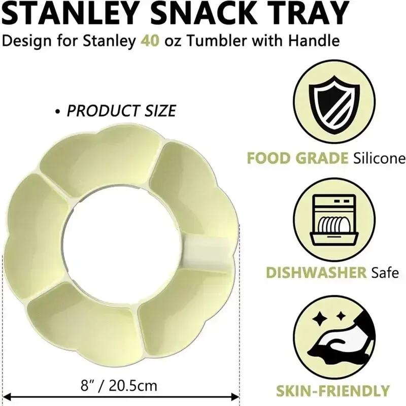 Silicone Snack Platter for Sta - Food Platter Snacks 评论和价格