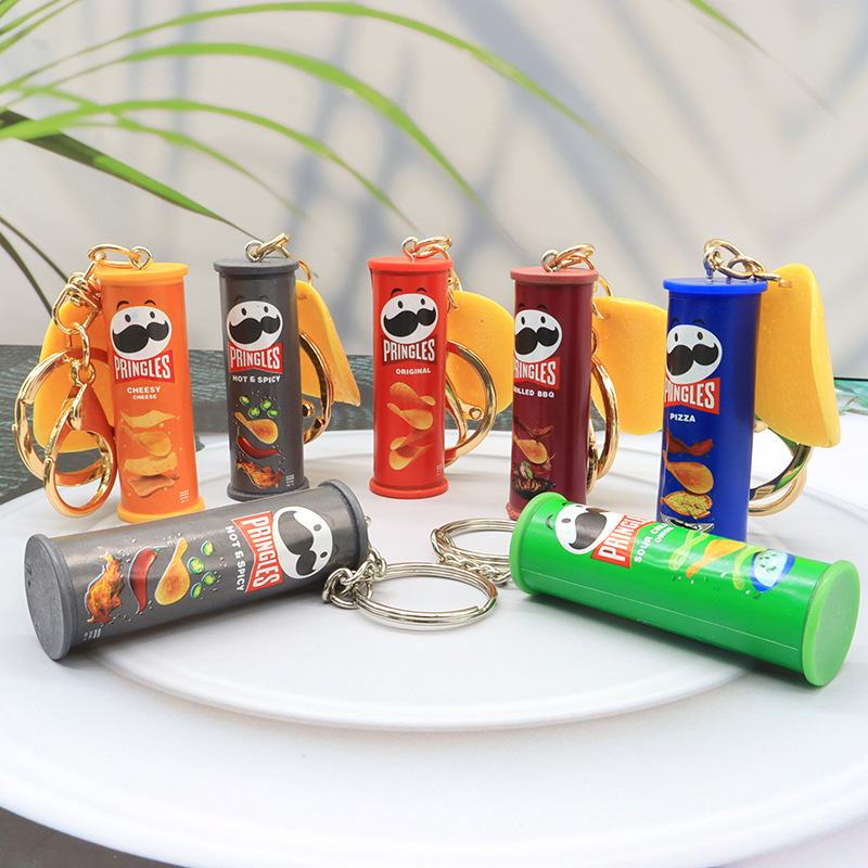 Creative Potato Chip Keychain  - Food Snacks Chips 评论和价格