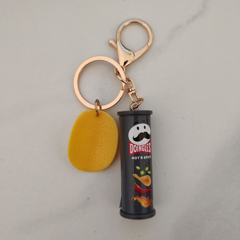 Creative Potato Chip Keychain  - Food Snacks Chips 评论和价格
