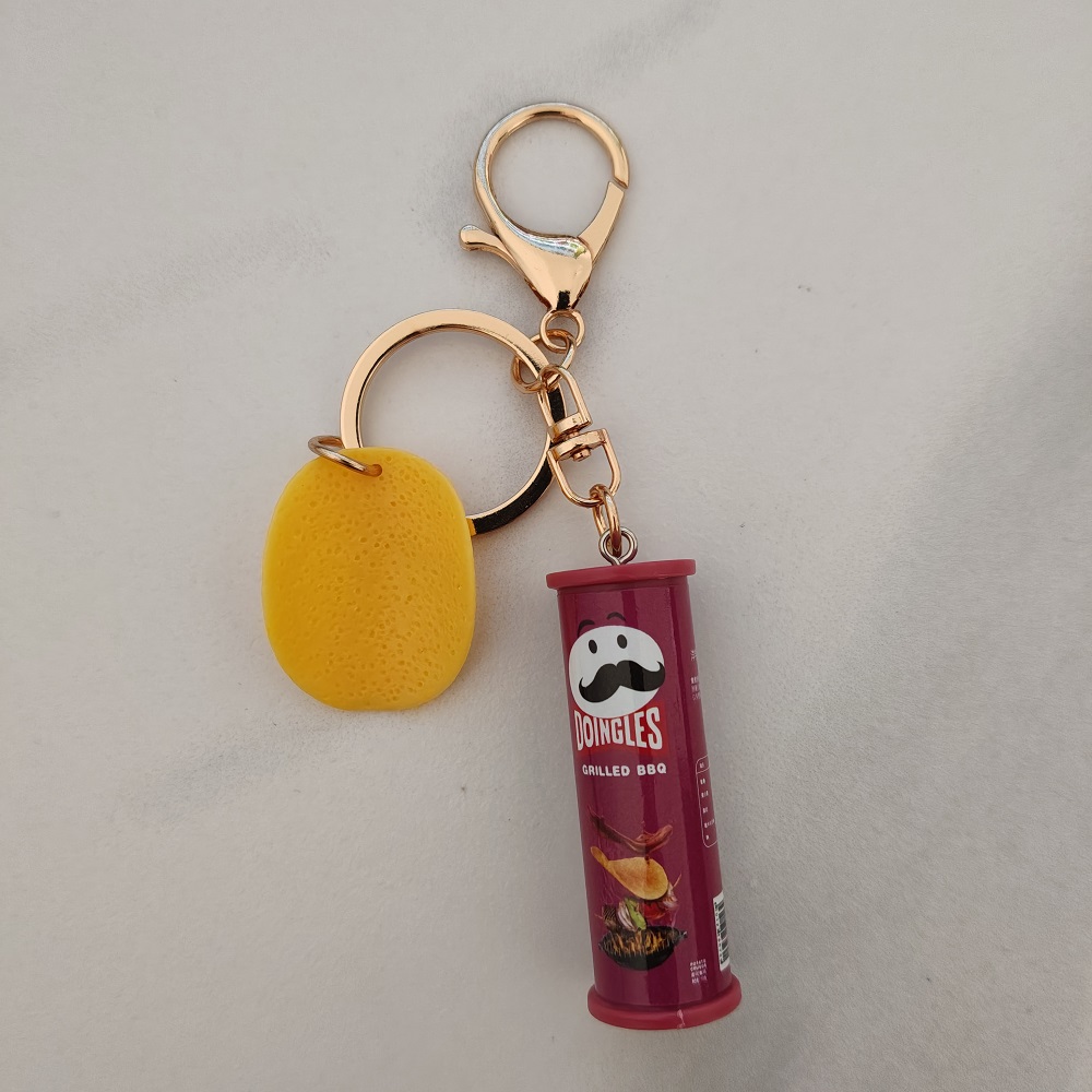 Creative Potato Chip Keychain  - Food Snacks Chips 评论和价格