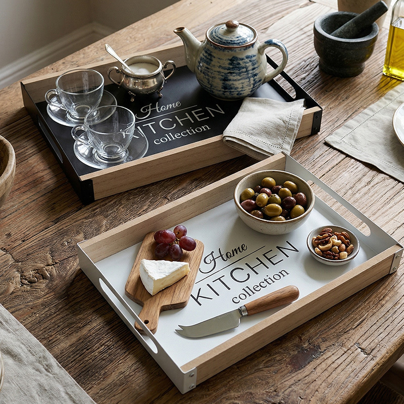 Nordic Breakfast Metal Tray wi - Food Platter Snacks 评论和价格