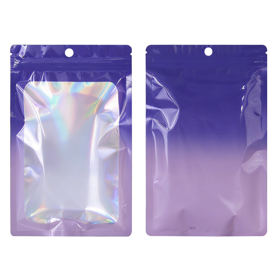 Holographic Color Square Zippe - Food With Snacks 评论和价格