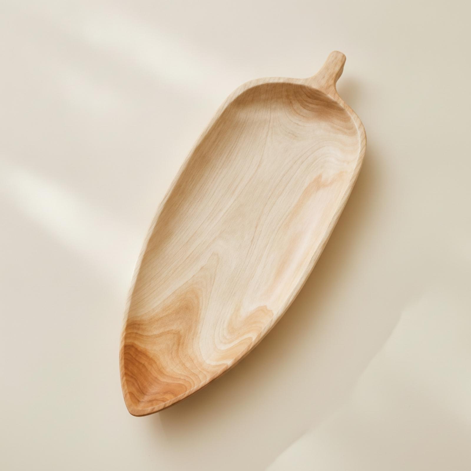 Elegant Beech Wood Serving Tra - Food Platter Snacks 评论和价格