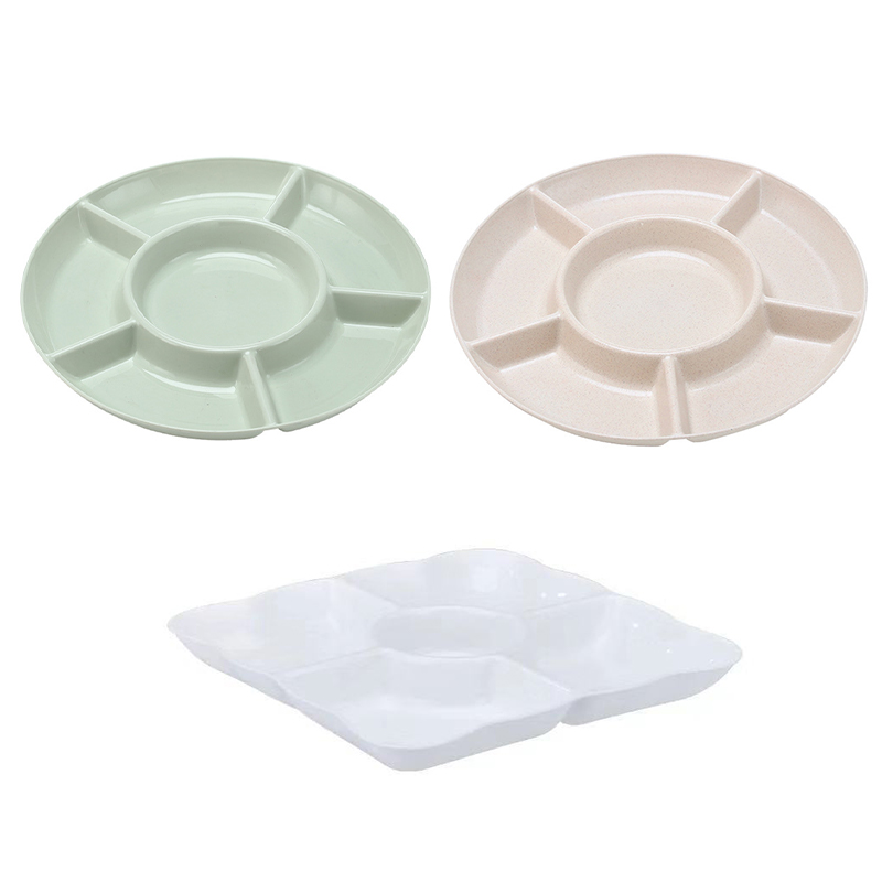 6-Compartment Food Storage Tra - Food Platter Snacks 评论和价格