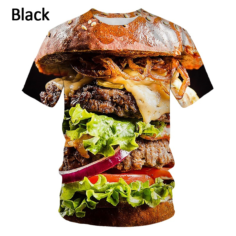 Food Steak Hamburger Graphic T - Food Snacks Chips 评论和价格