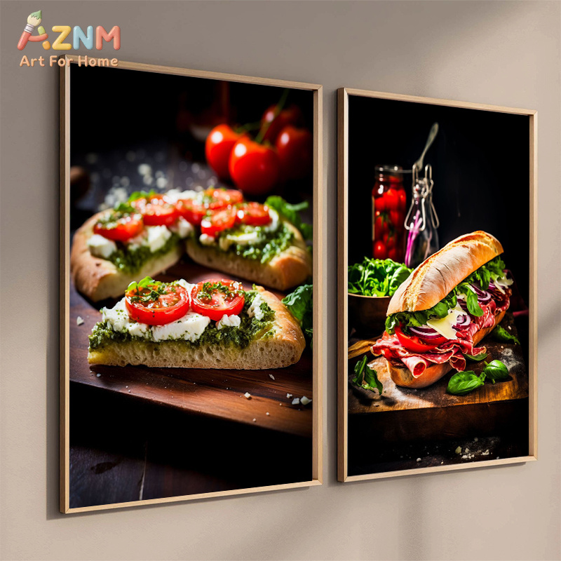 AZNM Gourmet Food Canvas Poste - Food Platter Snacks 评论和价格