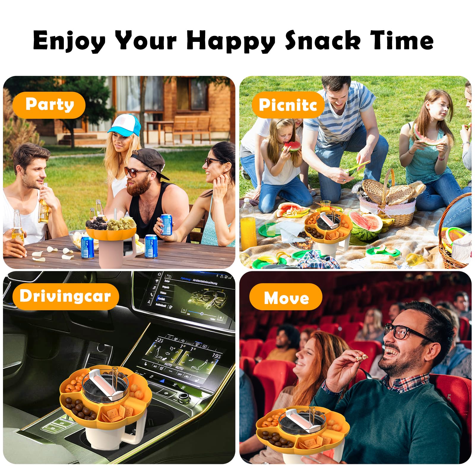Reusable Silicone Snack Platte - Food Platter Snacks 评论和价格